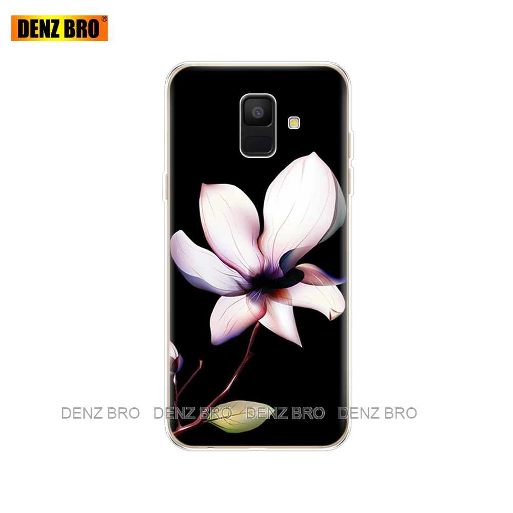 61757 Для samsung Galaxy A6 чехол Dual SIM SM A600 A600F для samsung A6 plus A605 A605F чехол с рисунком защитный чехол бампер - Цвет: 61757