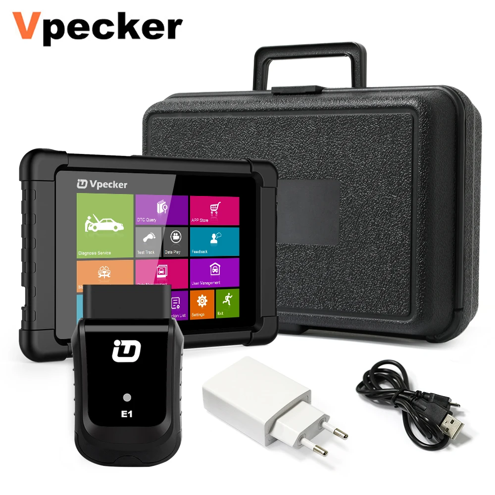 Vpecker E1 Профессиональный OBD 2 Автомобильный сканер полная система считыватель