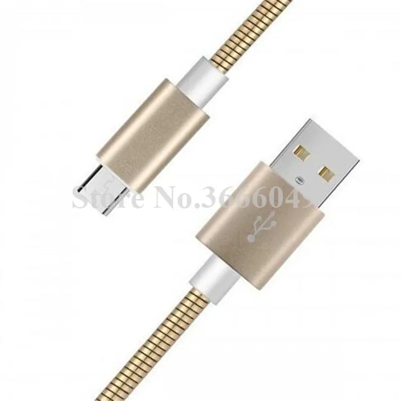 10 шт. 1 м 3FT usb c Нержавеющая сталь Micro USB кабель зарядное устройство для samsung android для iphone 5 6 7 8 IOS11