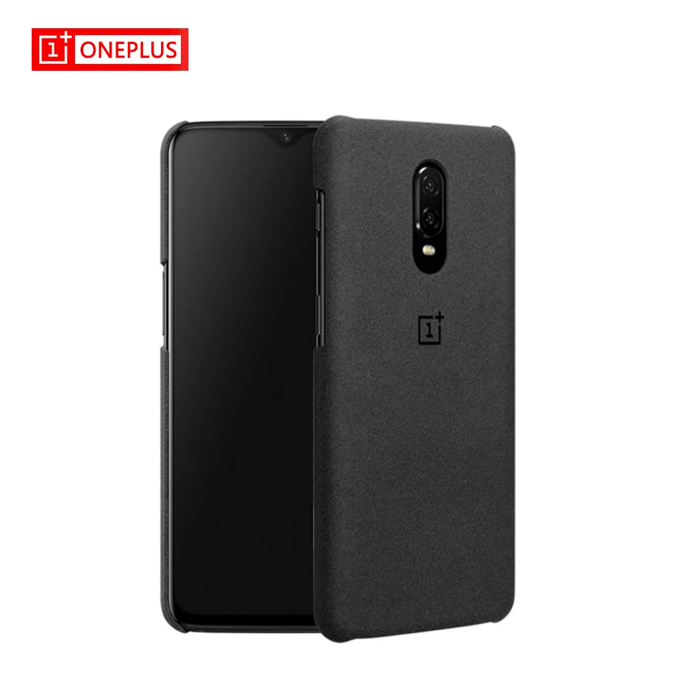 Оригинальный чехол для oneplus 6T из песчаника 100% Официальный песчаник задняя крышка