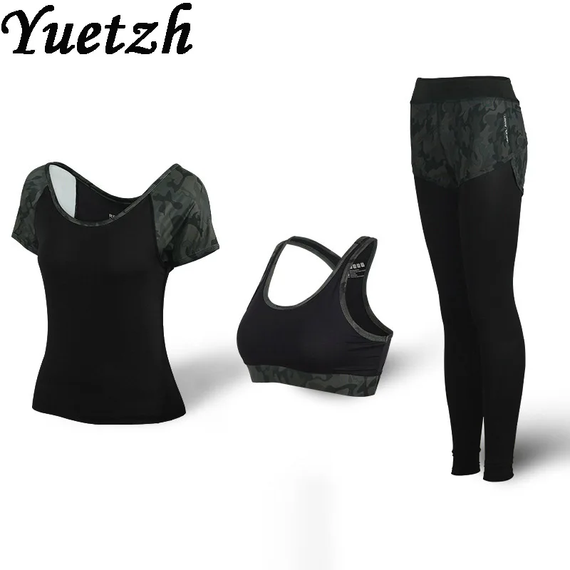 Новинка женский спортивный костюм для бега фитнеса спортзала спортивная одежда