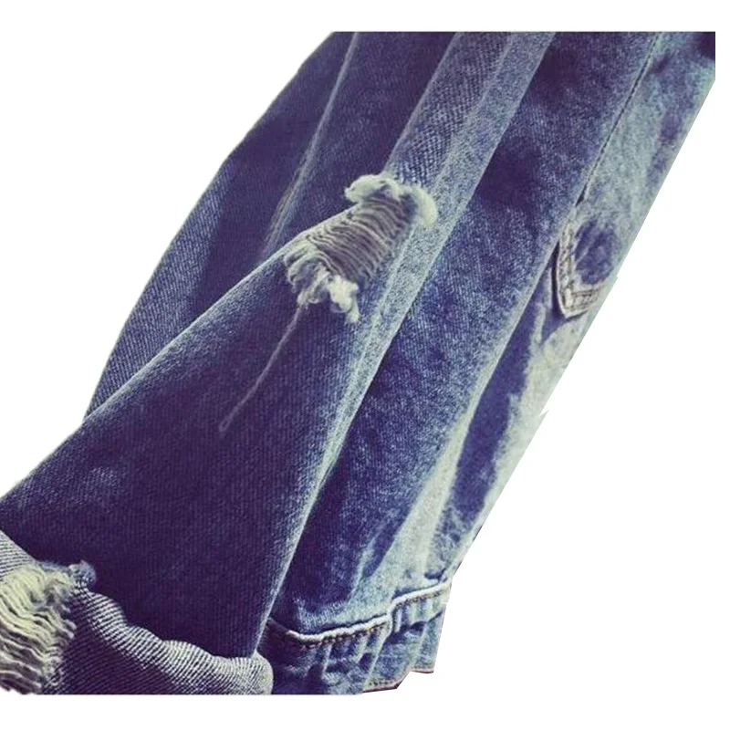 Женская джинсовая куртка с длинным рукавом Повседневная Свободная из денима