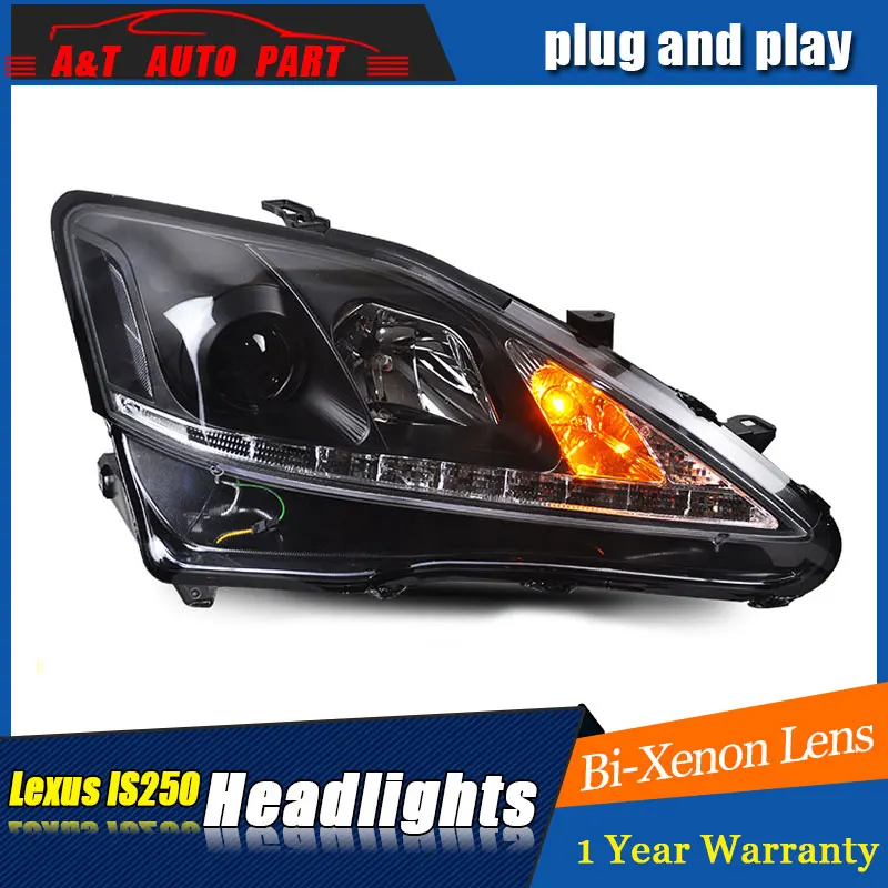 Автомобильный Стайлинг Новый светодиодный налобный фонарь для Lexus IS250 фары 2006 2012