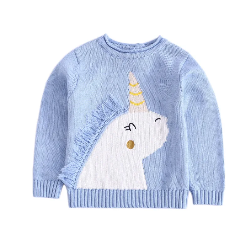 Горячая Распродажа Детский свитер с изображением таинственного единорога