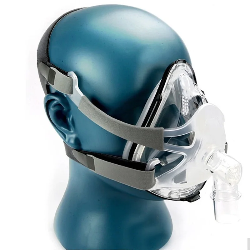 Лицевая носовая маска с головным убором для CPAP BiPAP респиратор сна и храпа