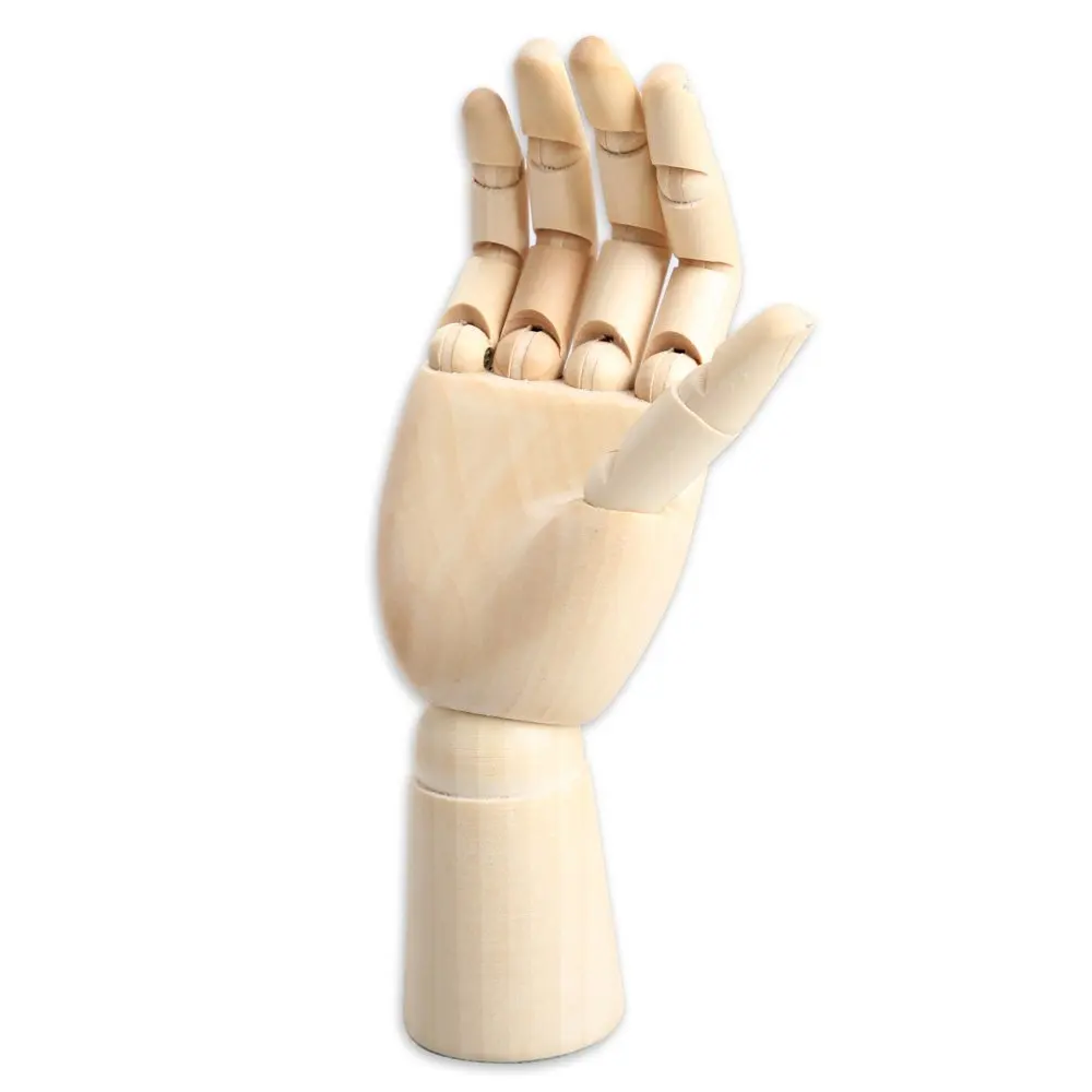 

18*6cm Wooden Articulated Right Hand Manikin Model Gift Art Alternatives