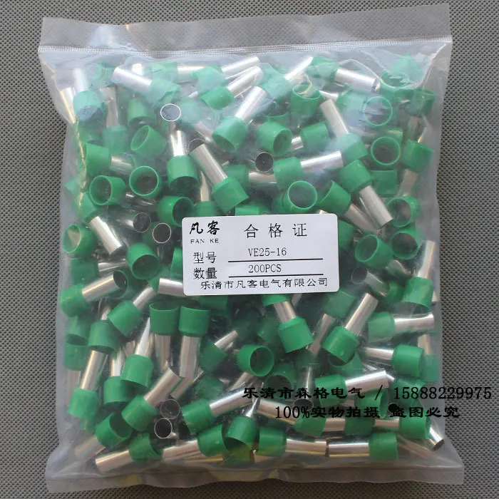200 Φ конец шнура предварительно изолированные клеммы соединители проводов