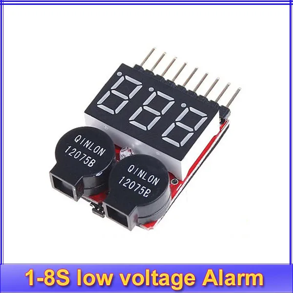 Регистрация Доставка! 10 шт. липо низкого Напряжение индикатор вольтметр монитор