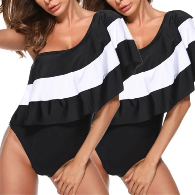 Women Lady Sexy One shoulder Sleeve Stitching Underwear Bra Lingerie Underwire | Спорт и развлечения