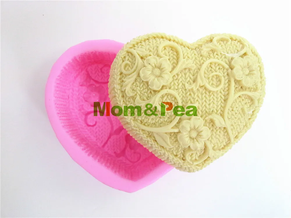 Силиконовая форма для мыла Mom &amp Pea трикотажная 3D-форма украшения торта в виде
