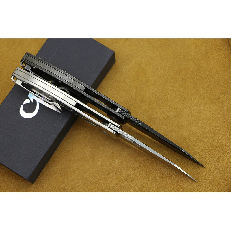 Нож складной Flipper с лезвием S35VN и рукояткой из титана для активного отдыха и охоты CH 3515.