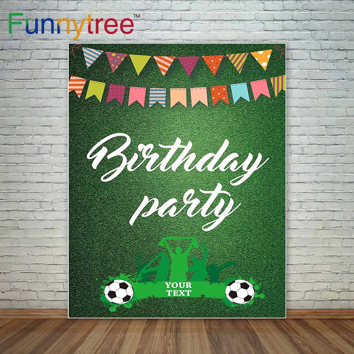 Футбол фон футбол зеленая трава день рождения баннеры пользовательские