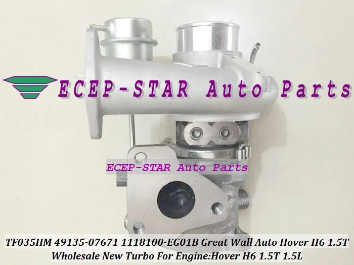 TF035HM 49135 07671 1118100 EG01B 1118100EG01B 07672 Turbo для GREAT WALL 1 5 л GW Auto Hover H6 4G15T T|turbocharger kkk|turbocharger