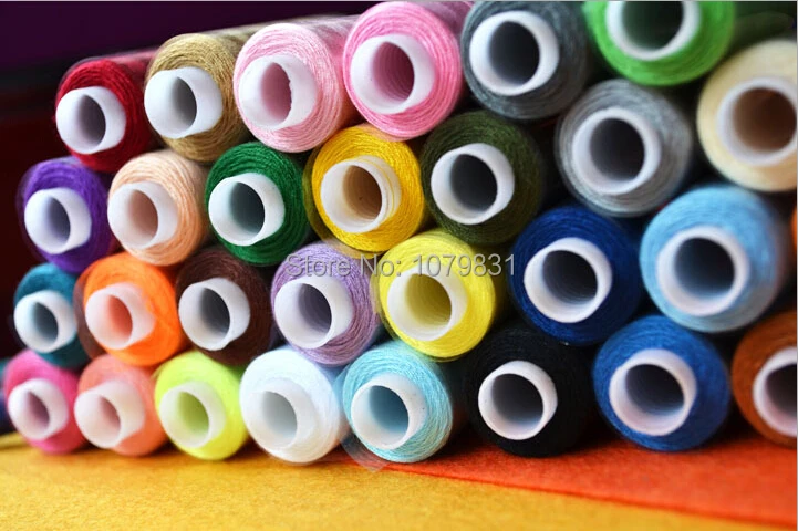 Швейная нить 30 разных цветов 250 ярдов каждый набор нитей для шитья вручную или