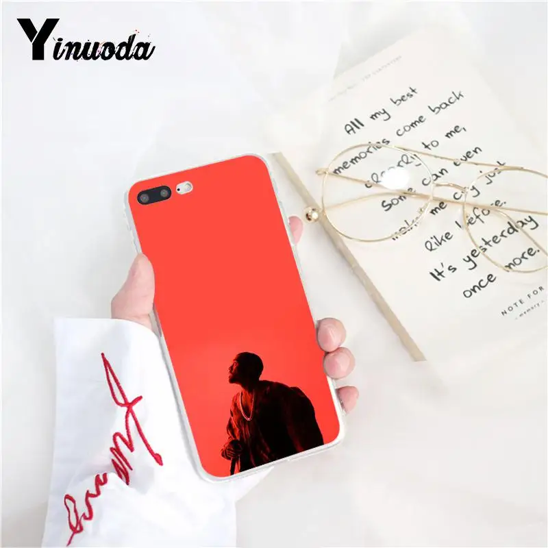 A10 Yinuoda Kanye West Rapper Мягкий силиконовый чехол для телефона iPhone 8 7 6 6 S Plus X XS MAX 5 5S SE XR 10 Fundas Capa - Цвет: A10