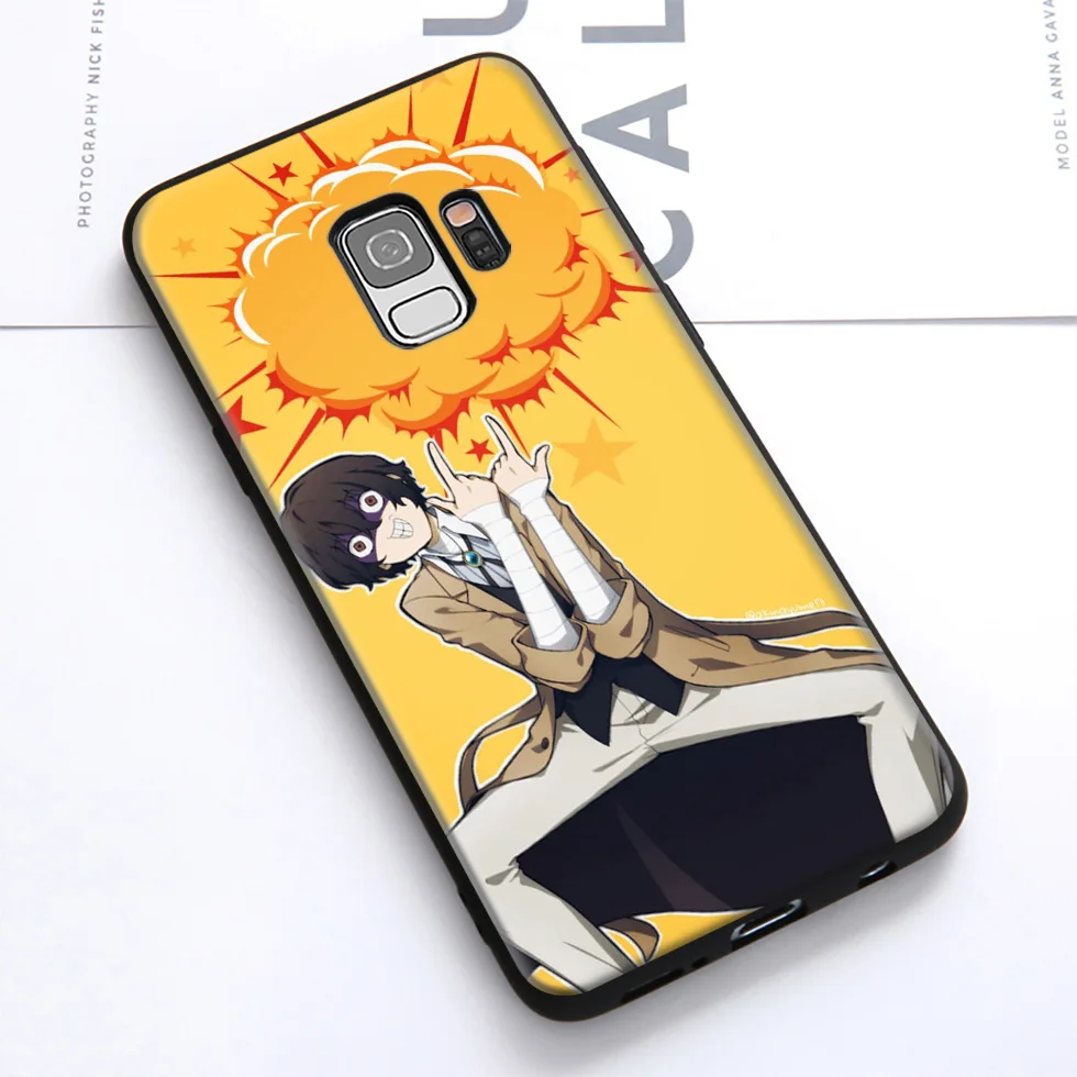 WEBBEDEPP Bungou Stray Dogs Anime Soft Case for Samsung Galaxy S10 S10e S9 S8 Plus S7 S6 Edge &amp J6 2018 Note 10 9 8 |