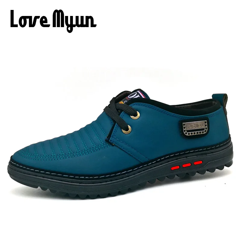 clearance sale ! Spring Autumn male Oxfords Breathable Flat Footwear Men Casual Fashion pu Leather Waterproof Shoes KC-1019 | Обувь