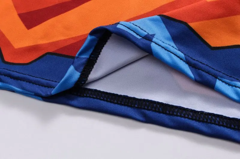 Мужская компрессионная Футболка Red шлейф с японским комиксом футболка для бега