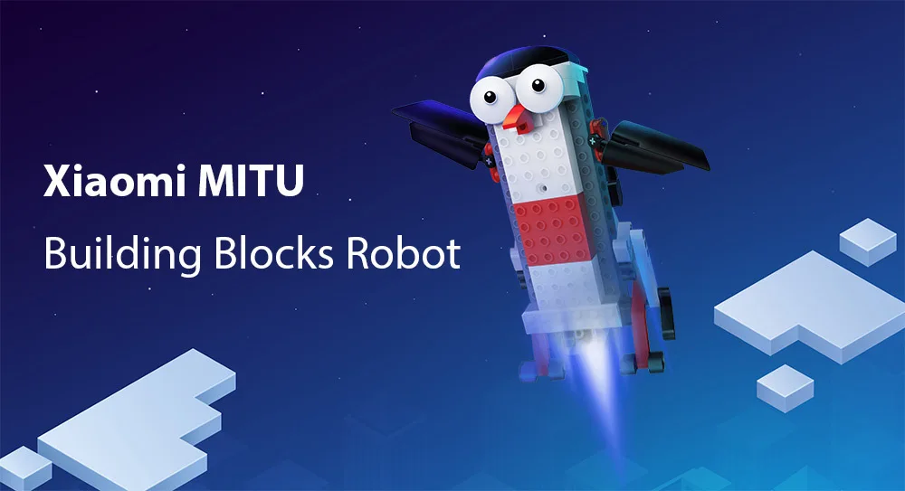 Xiaomi Mijia Mitu робот умные строительные блоки робота 305 кирпичи Bluetooth Мобильный пульт дистанционного управления телефоном приложение для Xiaomi умный дом