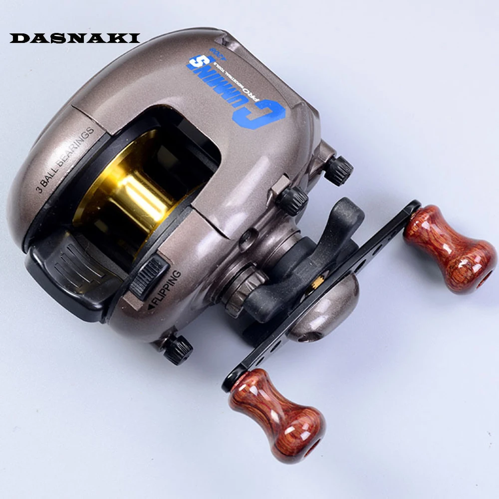 Dasnaki C3000 Baitcasting Рыболовная катушка Магнитная Тормозная система превосходное