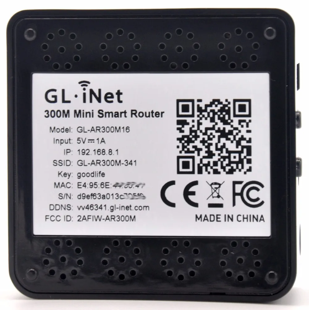 GL-iNet GL-AR300M16 QCA9531 802.11n 300 Мбит/с OPENWRT мини беспроводной WiFi роутер openvpn-маршрутизатор для путешествий с внутренней WiFi антенной