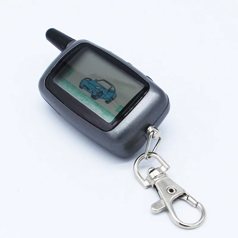 

A9 A8 2-way LCD Remote Controller Key Fob Keychain for Russian Vehicle Security Two way car alarm system Twage StarLine A9