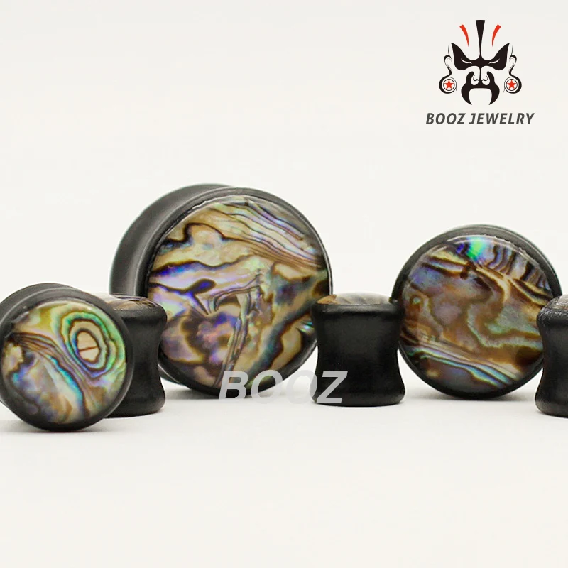 Модные пробки Для Пирсинга Ушей из простого дерева туннели ювелирные изделия для