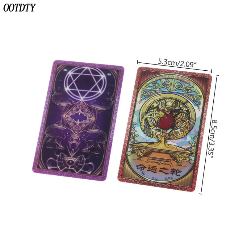 Креативный ПВХ водонепроницаемый Таро мифический Fate Divination для Фортуны карточные