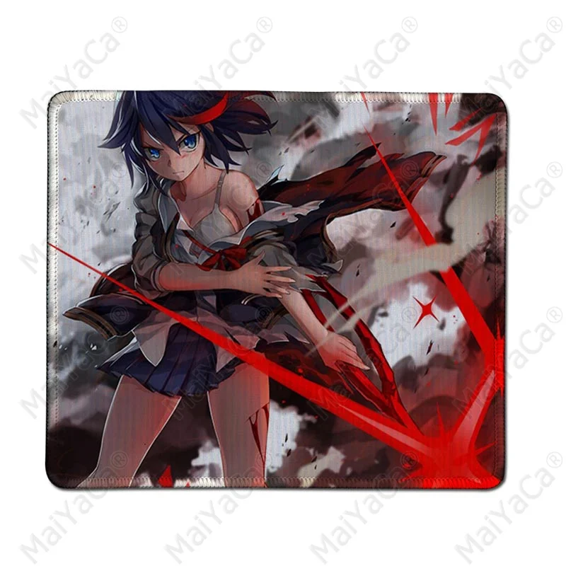 Lock Edge25x29cm MaiYaCa Kill La Kill Matoi Ryuuko коврики для мыши Компьютерные Аниме Коврик для мыши и ноутбука большой коврик для мыши клавиатуры коврик - Цвет: Lock Edge25x29cm