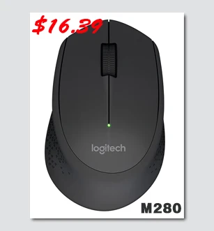 Беспроводная мышь logitech M330, бесшумная мышь с 2,4 ГГц USB 1000 dpi, оптическая мышь для офиса, дома, использования ПК/ноутбука, геймерская мышь