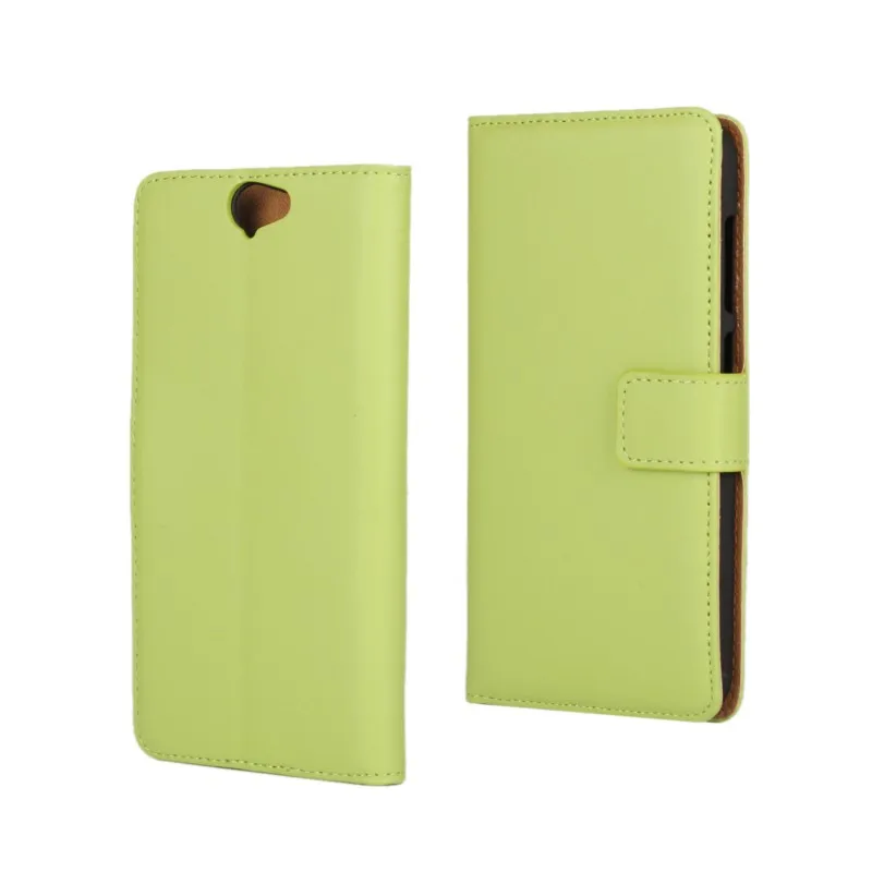 Genuine Leather Wallet Flip Cover Phone Case for hTC One A9 M9 Plus M8 M7 M4 with Card Slot Holder | Мобильные телефоны и