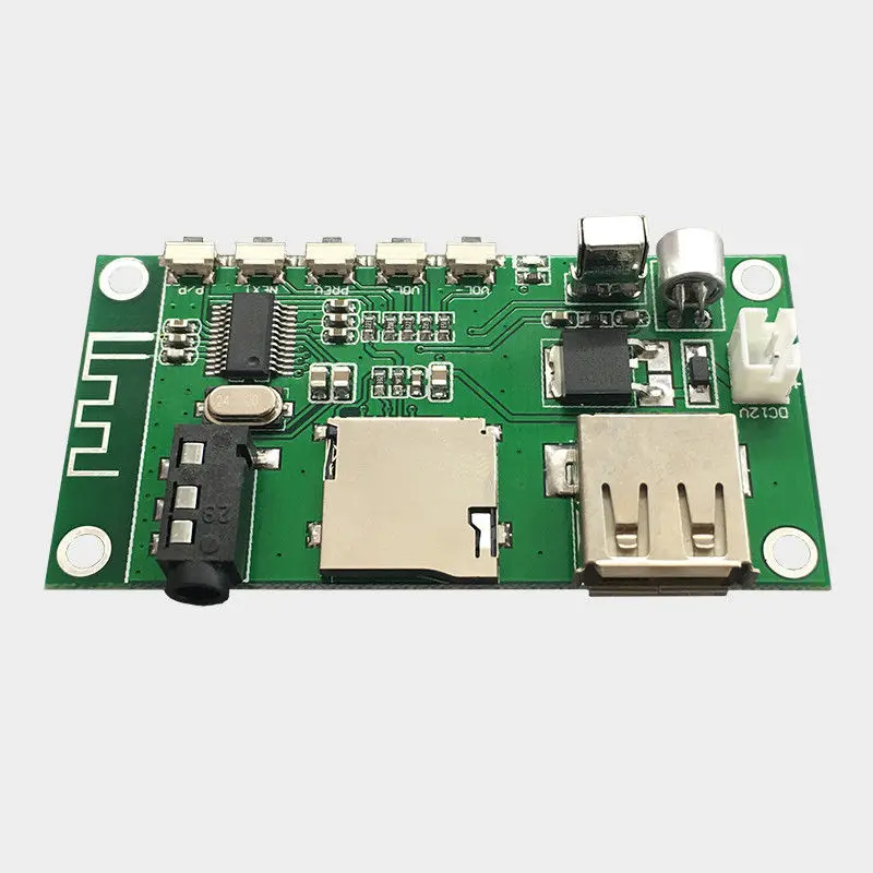 Беспроводной Bluetooth 4 2 аудио стерео приемник модуль MP3 WMA FLAC USB TF плеер + пульт