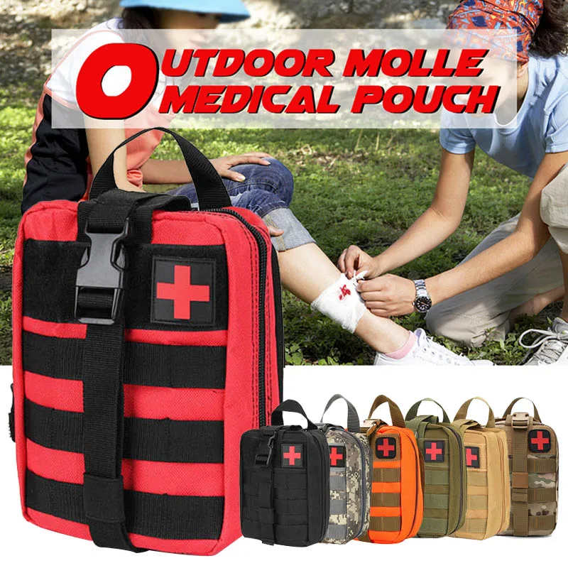 

Tactical Medical First Aid Kit Waterproof Nylon Multifunctional Survival Bag for Outdoor MC889