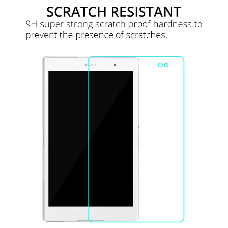 9H Премиум Закаленное стекло протектор экрана для sony Xperia Z3 Tablet Compact 8,0 взрывозащищенное Закаленное стекло Защитная пленка