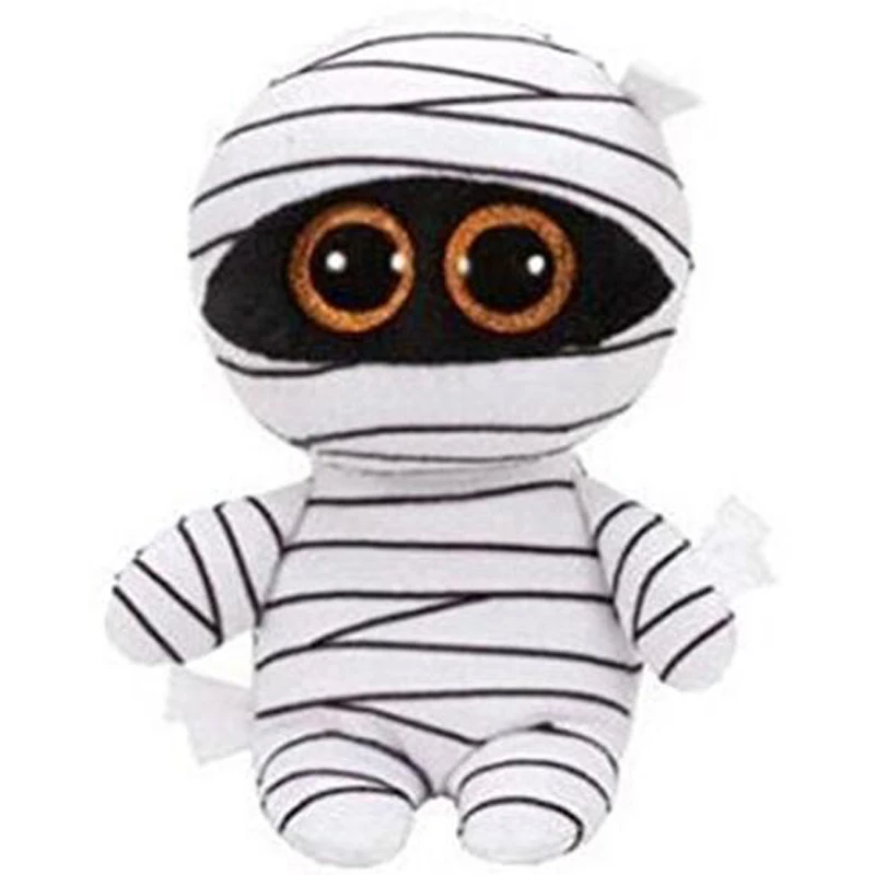 Белый Ty Stuffed& Plush Halloween Mummy Toy 15cm - Цвет: Белый