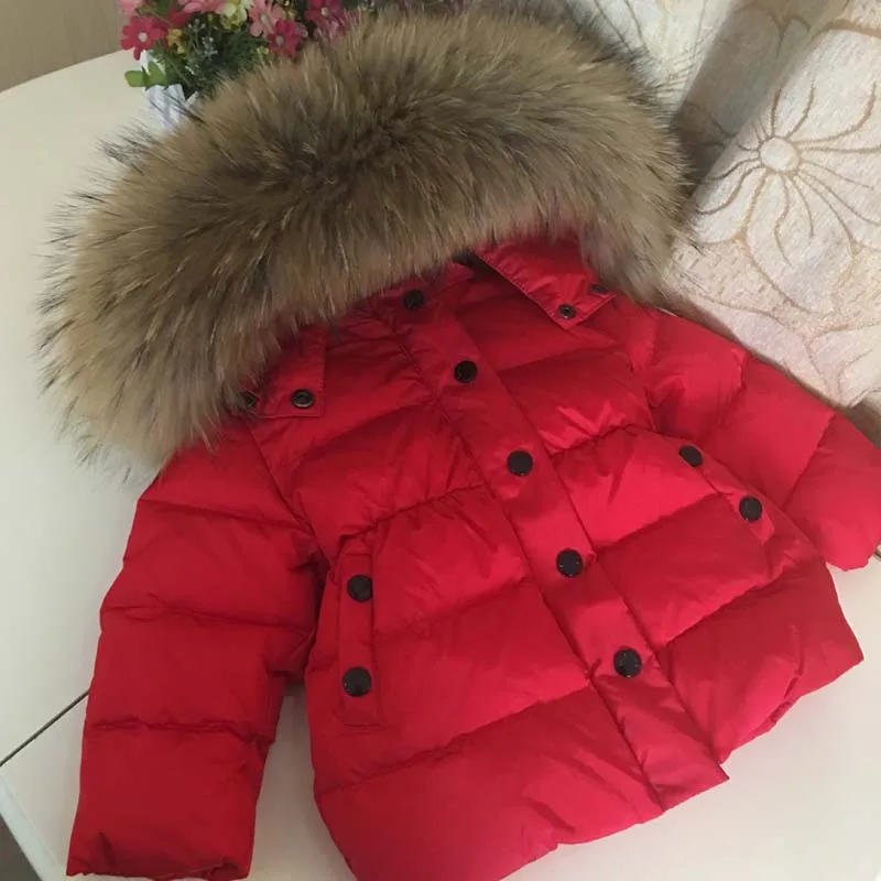 Dollplus детская зимняя куртка пуховик для девочек и мальчиков Детская пальто с