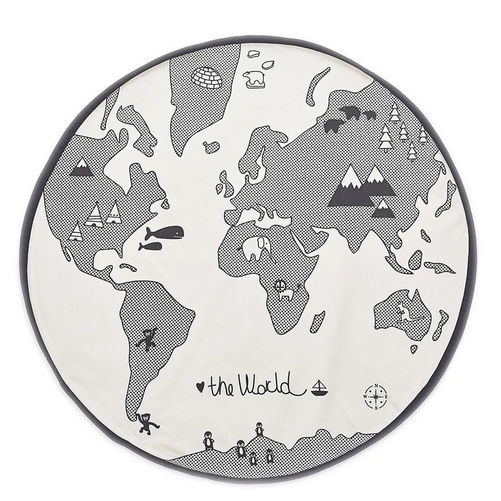 Лидер продаж детские игровые коврики гоночный коврик хлопковый детский для