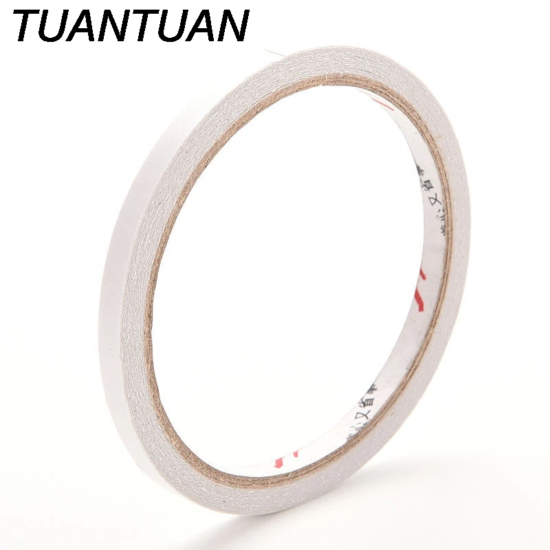 

TUANTUAN Strong Adhesive Tape Office& School Supplies Scrapbooking Masking Tape 6mm Wide Double Sided Tape