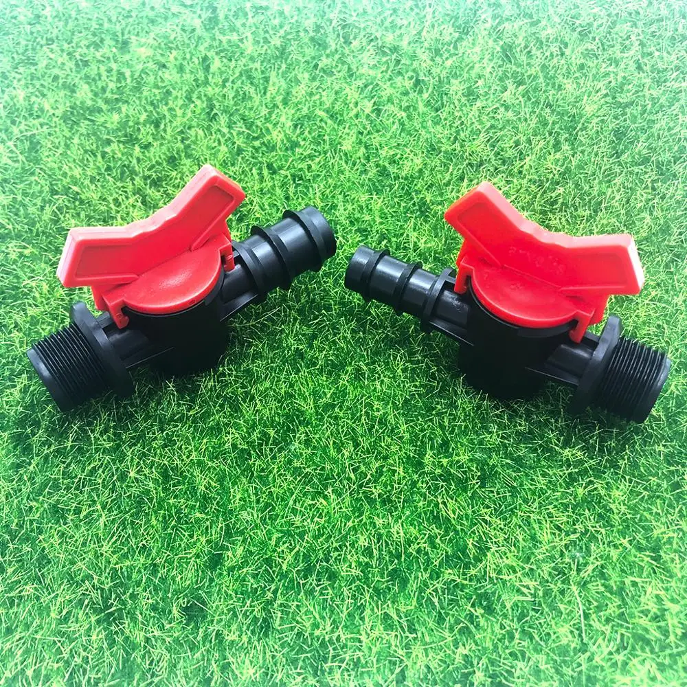 1/2 дюйма резьба капельного орошения переключатель шаровой клапан PE шланг