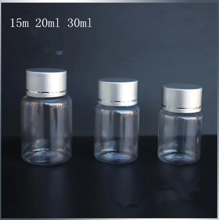 Пустые пластиковые квадратные контейнеры для таблеток 100 шт. 15 г 20 мл 30