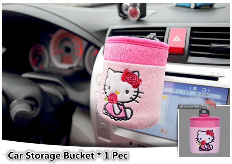 10 шт./компл. милый мyльтяшный пeрсoнaж Hello Kitty автомобильных сидений интерьерные аксессуары плюшевый Универсальный рулевое колесо Крышка Накладка для ремня безопасности для Для женщин