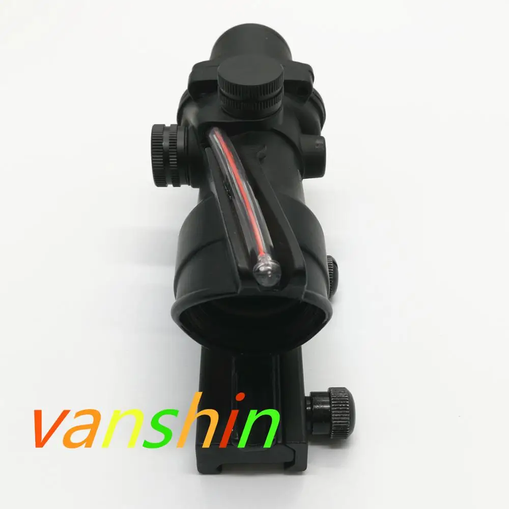 Trijicon ACOG 4x32 красный Волокно реального прицел Crosshair устройства BDC тактический Охота