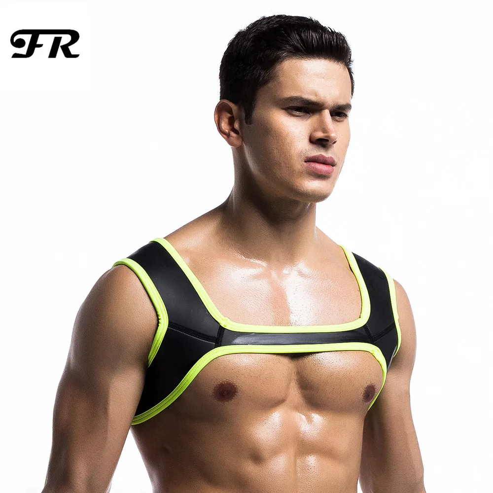 Мужской неопреновый жгут FR нагрудный ремень поддержка подтяжки Защитное