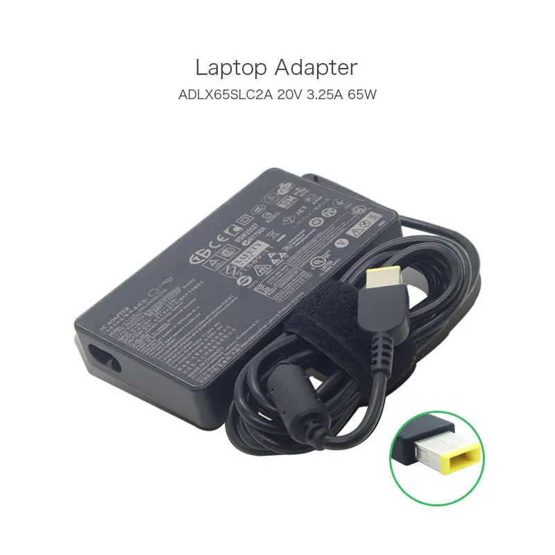 

100% Оригинальный Тонкий адаптер переменного тока 20 в 36200351 а 65 Вт для Lenovo G400 G500 С USB-разъемом ADLX65SLC2A, зарядные устройства для ноутбука