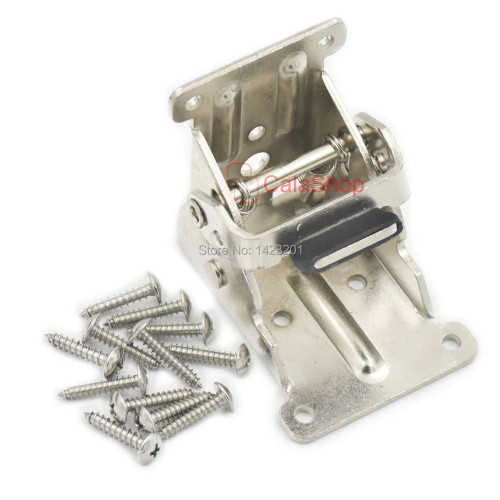 2 шт./лот стальной складной замок раздвижной стол кровать ноги кронштейн винтовая