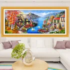 DIY Алмазная вышивка, набор для рисования с круглыми камнями и полотном Средиземноморский стиль декорации Полный Стразы 5D алмазная живопись Вышивка крестиком, рукоделие