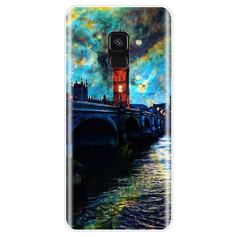 Чехол из ТПУ с изображением флага Великобритании и Лондона для Samsung Galaxy A5 A7 A8 2015 A3