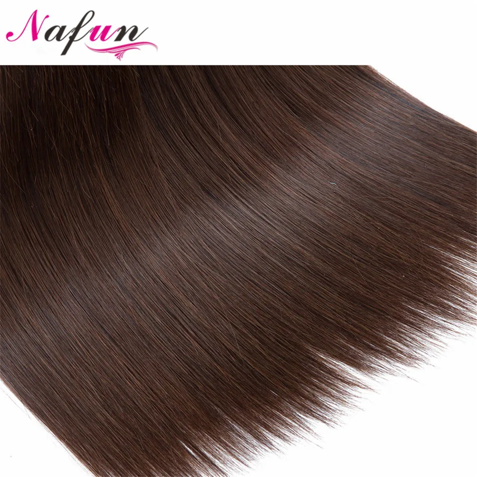 NAFUN #2 цвета прямые волосы бразильские переплетения пучки 100% человеческих волос 1