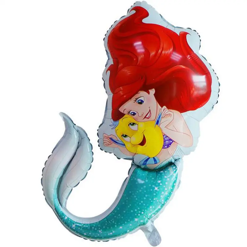 Balloons 1pcs 10 шт. 16,5*25 см Пластиковый Подарочный мешок Русалка для принцессы в стиле Ариель Loot сумка ребенок мальчик день рождения мультяшный набор для вечеринки тема украшения - Цвет: Balloons 1pcs