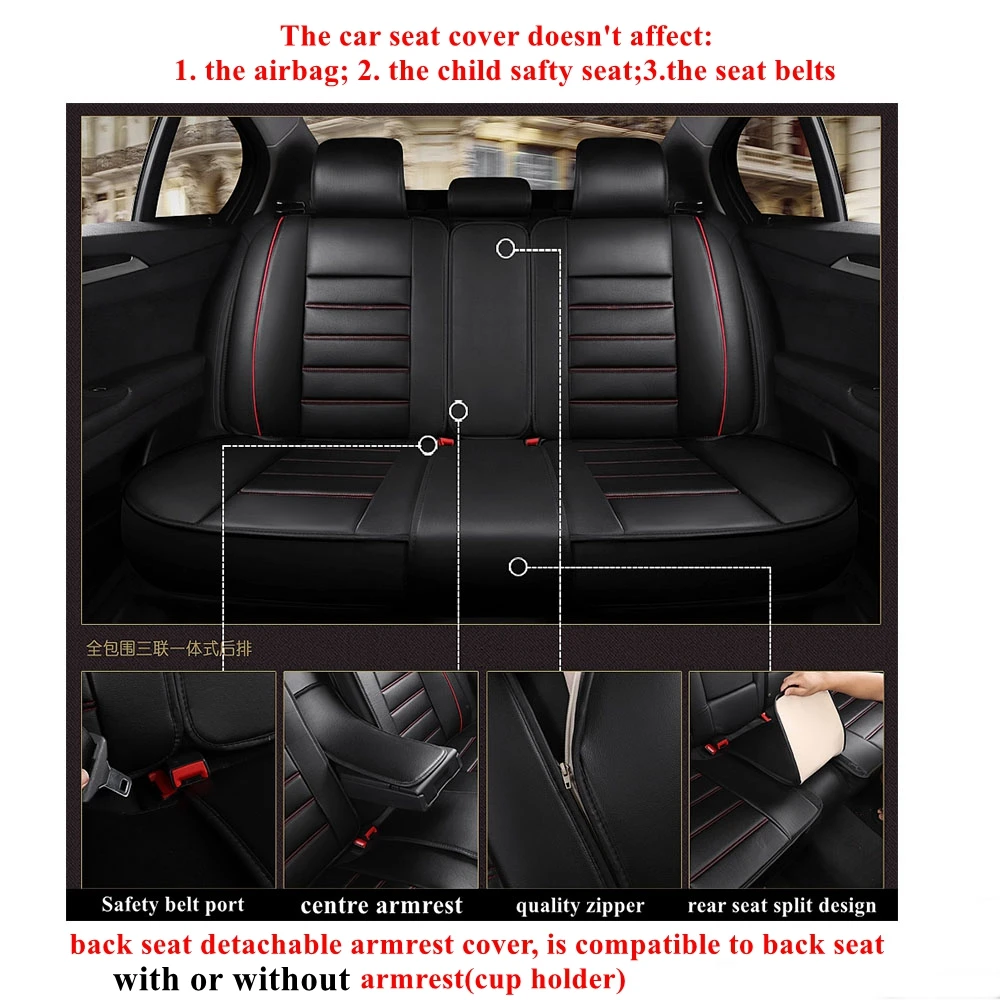 Чехол для автомобильного сиденья Mercedes Benz w205 w204 w212 w203 w124 w140 w163 w164 w166 w201 w202 w210 w211 w221